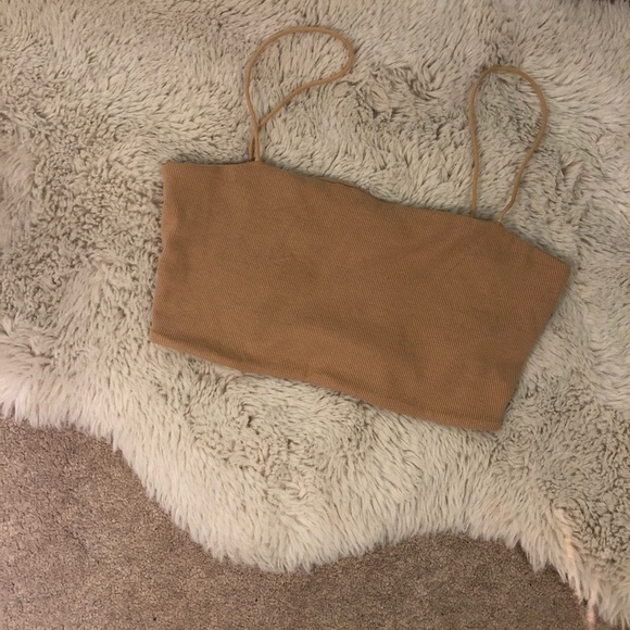 Tan crop top - Picture 2 of 2